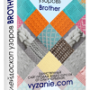 вязание узоров на машине BROTHER